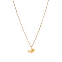 Simple Style Classic Style Dragonfly Whale Stainless Steel Plating Gold Plated Pendant Necklace main image 2
