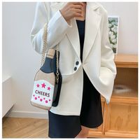 Women's Small All Seasons Pu Leather Letter Classic Style Square Zipper Shoulder Bag main image 2