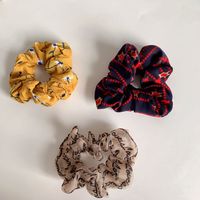 Cute Simple Style Letter Flower Chiffon Hair Tie main image 1