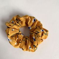 Cute Simple Style Letter Flower Chiffon Hair Tie main image 3