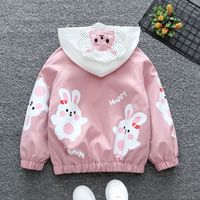 Casual Simple Style Rabbit Cotton Blend Girls Outerwear main image 3