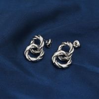 1 Pair Casual Modern Style Classic Style Solid Color Stainless Steel Drop Earrings main image 3