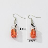 1 Pair Basic Commute Cup Glass Drop Earrings main image 2