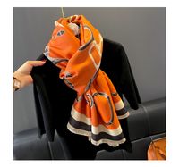 Women's Simple Style Printing Imitation Cashmere Scarf main image 3