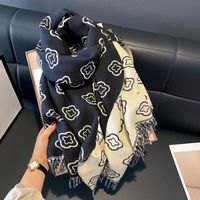 Women's Simple Style Printing Imitation Cashmere Scarf main image 1