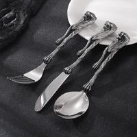 Punk Color Matching Stainless Steel Tableware main image 1