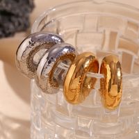 1 Pair Basic Classic Style Geometric Plating Stainless Steel 18k Gold Plated Ear Cuffs main image 3