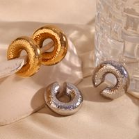 1 Pair Basic Classic Style Geometric Plating Stainless Steel 18k Gold Plated Ear Cuffs main image 1
