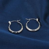 1 Pair Casual Modern Style Classic Style Symbol Stainless Steel Hoop Earrings main image 1