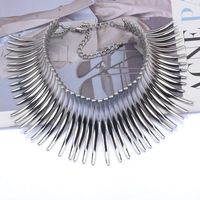 Exaggerated Lines Alloy Plating Women's Choker main image 1