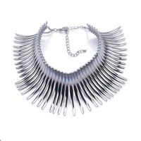 Exaggerated Lines Alloy Plating Women's Choker main image 2