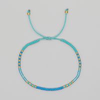 Cross-border Niche Minimalist Design Bohemian Mgb Color Bead Handmade Beaded Women's Bracelet sku image 5