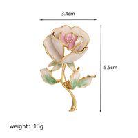 Ig Style Sweet Flower Copper Painted Plating Women's Brooches 1 Piece sku image 1