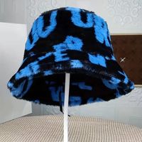 Unisex Lässig Brief Drucken Und Färben Breite Traufen Bucket Hat main image 5