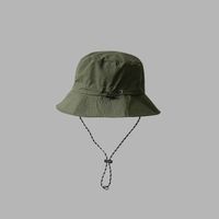 Unisex Casual Simple Style Solid Color Wide Eaves Bucket Hat sku image 1