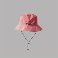 Unisex Casual Simple Style Solid Color Wide Eaves Bucket Hat main image 6