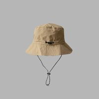 Unisex Casual Simple Style Solid Color Wide Eaves Bucket Hat main image 7