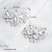 Creative Bridal Jewelry Luxury Full Diamond Shoe Buckle sku image 2
