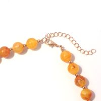 Vintage Style Simple Style Color Block Resin Beaded Women's Necklace main image 5