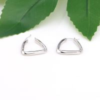 1 Pair Modern Style Commute Geometric Plating Sterling Silver Earrings main image 3