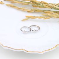 1 Pair Simple Style Star Plating Sterling Silver Earrings main image 3