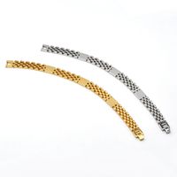 Casual Solid Color Stainless Steel Plating Bracelets main image 4