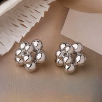1 Pair Simple Style Commute Flower Plating Copper 18k Gold Plated Ear Studs main image 3