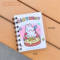 Cute Cartoon Portable Mini Flip Notepad sku image 12