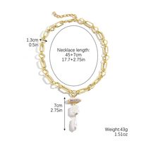 Simple Style Classic Style Solid Color Imitation Pearl Alloy Wholesale Necklace sku image 8