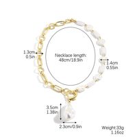 Simple Style Classic Style Solid Color Imitation Pearl Alloy Wholesale Necklace sku image 7