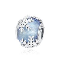 Casual Snowflake Sterling Silver Inlay Zircon Jewelry Accessories sku image 4