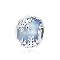 Décontractée Flocon De Neige Argent Sterling Incruster Zircon Bijoux Accessoires sku image 4