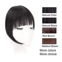 Female Human Hair Wig Multi-color Human Hair Fringe Wig main image 6