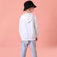 Casual Solid Color Cotton Hoodies & Knitwears main image 4