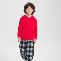 Casual Solid Color Cotton Hoodies & Knitwears main image 2