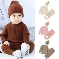 Simple Style Solid Color Viscose Boys Clothing Sets main image 1