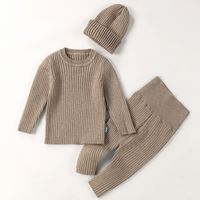 Simple Style Solid Color Viscose Boys Clothing Sets sku image 6