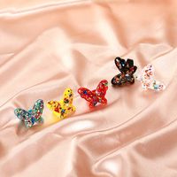 Ins New Acrylic Butterfly Ring 2021 Cute Fun Resin Ring European And American Retro Animal Bracelet For Women main image 3