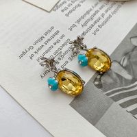 1 Pair Elegant Cute Sweet Pineapple Plating Inlay Copper Zircon 18K Gold Plated Drop Earrings main image 7