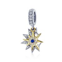 Casual Flower Sterling Silver Inlay Zircon Jewelry Accessories sku image 3