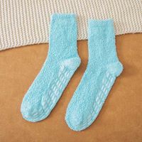 Unisex Casual Solid Color Polyester Crew Socks A Pair sku image 6