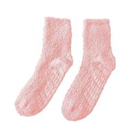 Unisex Casual Solid Color Polyester Crew Socks A Pair main image 6