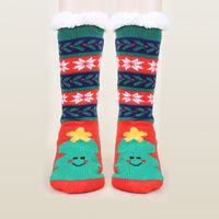 Unisex Christmas Cartoon Polyacrylonitrile Fiber Jacquard Crew Socks A Pair sku image 16