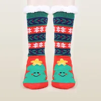 Unisex Christmas Cartoon Polyester Cotton Polyester Crew Socks A Pair sku image 16