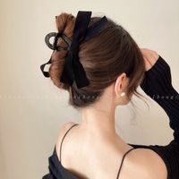 Style Classique Noeud D'arc Chiffon Griffes De Cheveux sku image 5