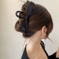 Classic Style Bow Knot Cloth Hair Claws sku image 2