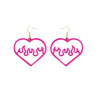 Wholesale Jewelry Sweet Heart Shape Alloy Plating Drop Earrings main image 2