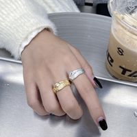 Simple Style Solid Color Sterling Silver Zircon Rings In Bulk main image 3