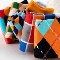 Frau Lässig Geometrisch Baumwolle Ankle Socken Ein Paar main image 2