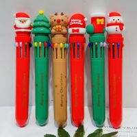 1 Set Snowman Learning School Christmas Plastic Cute Gel Pen main image 4
